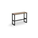 Otto Poseur benching solution high bench 1050mm wide - black frame and kendal oak top