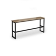 Otto Poseur benching solution high bench 1650mm wide - black frame and kendal oak top