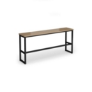 Otto Poseur benching solution high bench 1650mm wide - black frame and kendal oak top