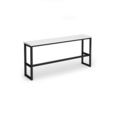 Otto Poseur benching solution high bench 1650mm wide - black frame and white top