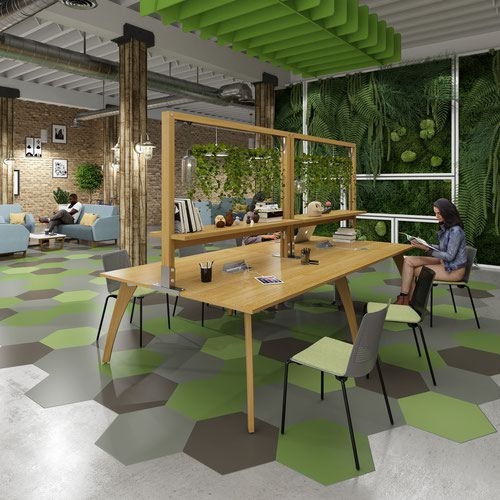 Harmony multi-purpose chair with black 4 leg frame - grey