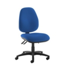 Jota high back operator chair with no arms - blue