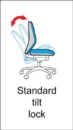 Jonas black mesh back operator chair with black fabric seat and black base