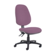 Jota extra high back operator chair with no arms - Bridgetown Purple