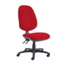 Jota extra high back operator chair with no arms - Belize Red