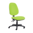 Jota extra high back operator chair with no arms - Madura Green