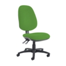 Jota extra high back operator chair with no arms - Lombok Green