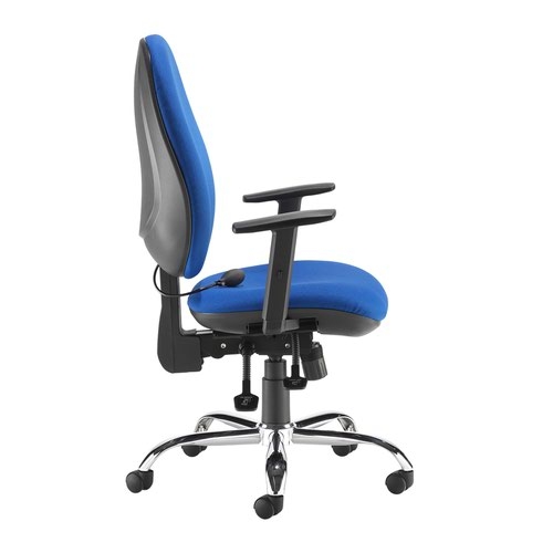 Jota ergo 24hr ergonomic asynchro task chair - blue