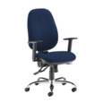 Jota ergo 24hr ergonomic asynchro task chair - Costa Blue