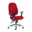Jota ergo 24hr ergonomic asynchro task chair - Panama Red