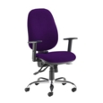 Jota ergo 24hr ergonomic asynchro task chair - Tarot Purple