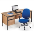Jota ergo 24hr ergonomic asynchro task chair - Belize Red