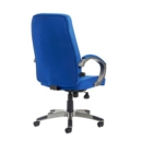 Lucca high back fabric managers chair - blue