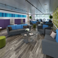 Lyric reception chair single seater with metal legs 900mm wide - lifetime yellow seat and arms with forecast grey back