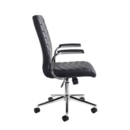 Martinez high back managers chair - black faux leather