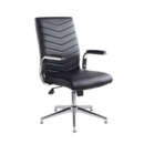 Martinez high back managers chair - black faux leather