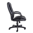 Nantes high back managers chair - black faux leather