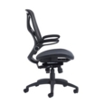 Napier high mesh back operator chair with mesh seat - black
