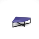 Nera corner unit table 700mm x 700mm with black frame