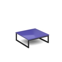 Nera square coffee table 700mm x 700mm with black frame