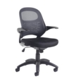 Orion mesh back operators chair - black