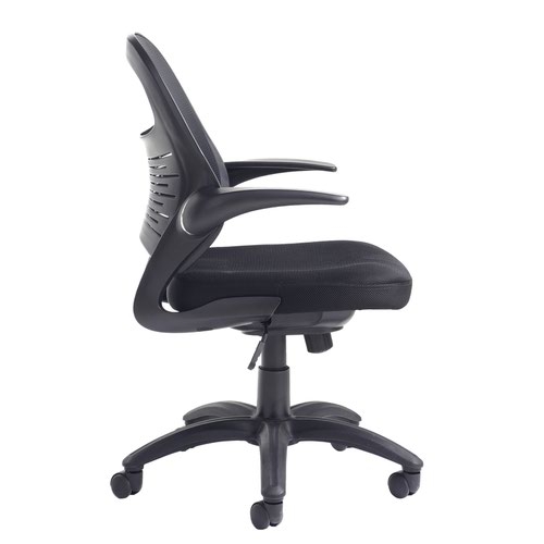 Orion mesh back operators chair - black