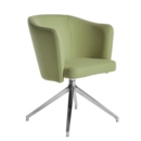 Otis single seater tub chair with 4 star swivel base - endurance green