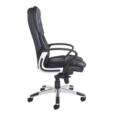 Palermo high back executive chair - black faux leather