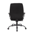 Porter bariatric operator chair with black fabric seat and back