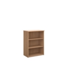 Universal bookcase 1090mm high with 2 shelves - beech