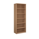 Universal bookcase 2140mm high with 5 shelves - beech