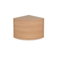 Denver reception corner base unit 800mm x 800mm - beech