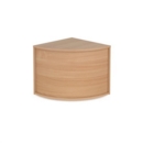 Denver reception corner base unit 800mm x 800mm - beech