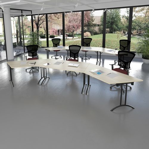 Senza high mesh back operator chair with folding arms - Bridgetown Purple