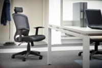 Solaris mesh back operator chair - black