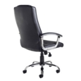 Somerset high back managers chair - black leather faced