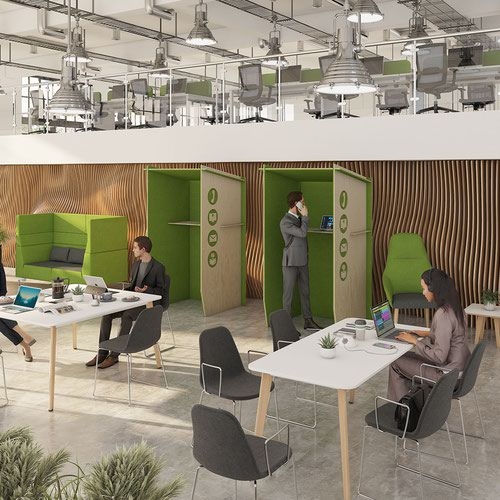 Saxon square poseur worktable with 4 oak legs 800mm - made to order