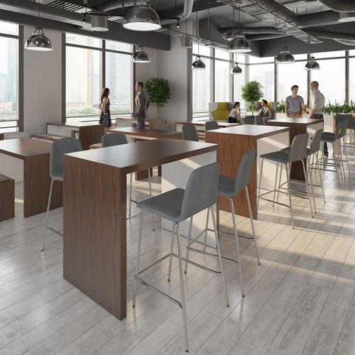 Slab Poseur benching solution dining table 1600mm wide
