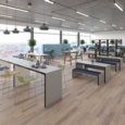 Slab Poseur benching solution dining table 1600mm wide
