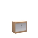Systems horizontal tambour door cupboard 800mm high - beech