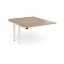 Adapt sliding top add on units 1200mm x 1600mm - white frame and beech top