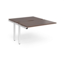 Adapt sliding top add on units 1200mm x 1600mm - white frame and walnut top