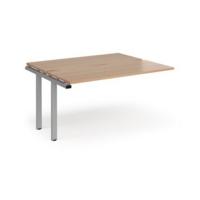 Adapt sliding top add on units 1400mm x 1200mm - silver frame and beech top