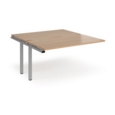 Adapt sliding top add on units 1400mm x 1600mm - silver frame and beech top