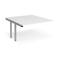 Adapt sliding top add on units 1400mm x 1600mm - silver frame and white top
