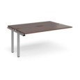 Adapt sliding top add on units 1600mm x 1200mm - silver frame and walnut top