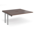 Adapt sliding top add on units 1600mm x 1600mm - silver frame and walnut top
