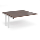 Adapt sliding top add on units 1600mm x 1600mm - white frame and walnut top