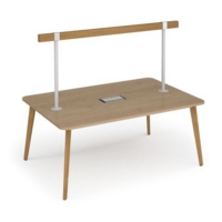 Saxon worktable 1800mm x 1200mm with high level tool rail and Eclipse power module