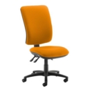 Senza extra high back operator chair with no arms - Solano Yellow